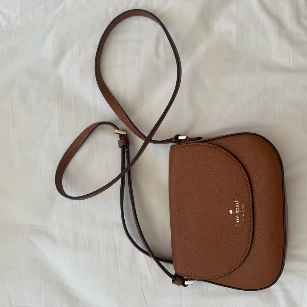 Kate Spade Tan Leather Crossbody Bag